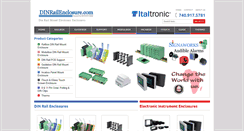 Desktop Screenshot of dinrailenclosure.com